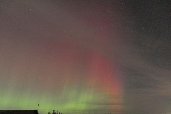 Northern lights from a G4 storm.